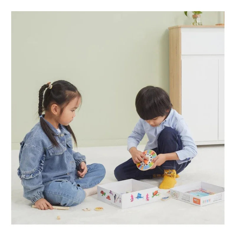 VIGA Gra Zestaw Magnetyczny Do Łowienia Rybek - zabawki-dla-dziewczynki