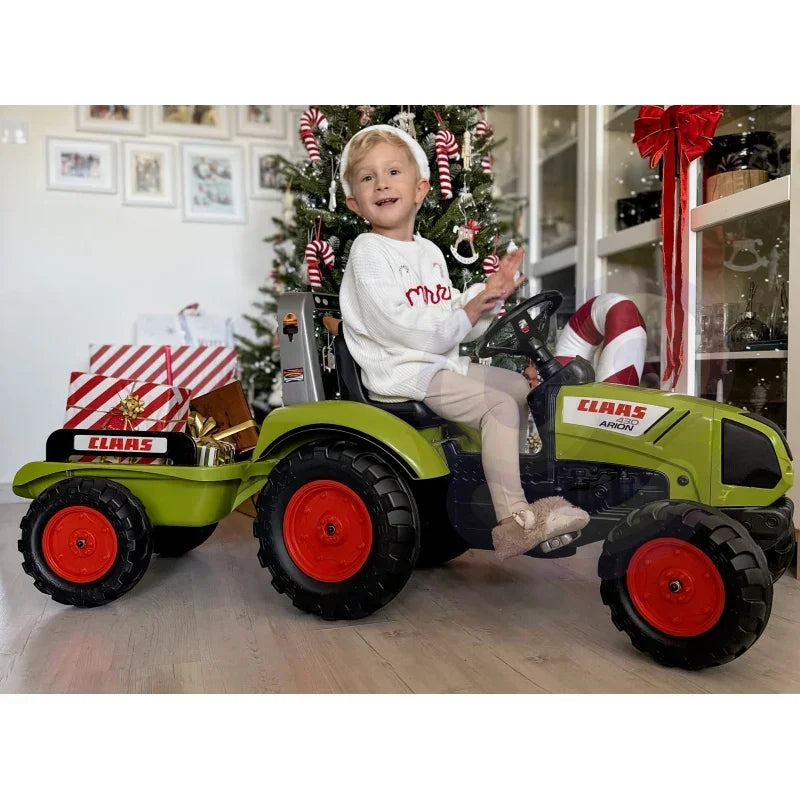 Traktor FALK Claas na pedały dla maluchów od 3 roku życia - zabawki-dla-dziewczynki