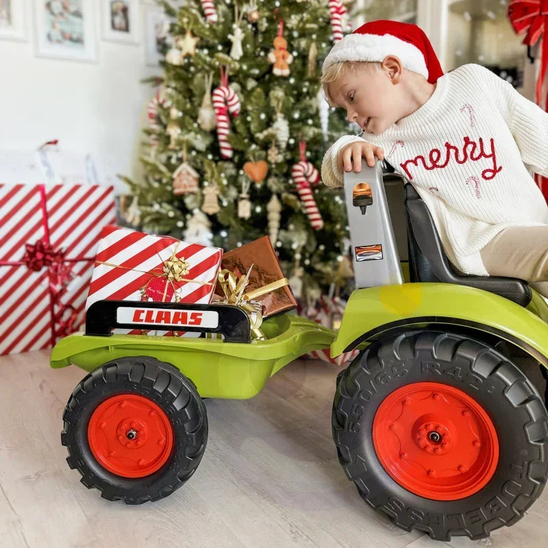 Duży traktor FALK z przyczepką do zabawy w ogrodzie - zabawki-dla-dziewczynki