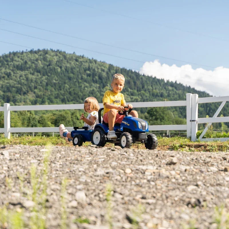 Traktor FALK New Holland do zabawy na dworze - zabawki-dla-dziewczynki
