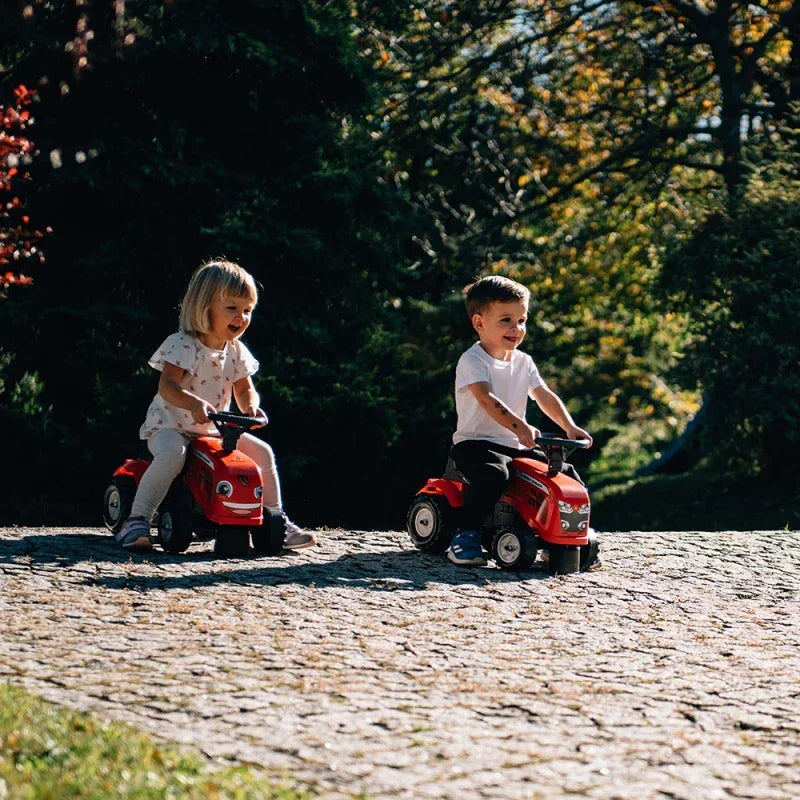 FALK Traktorek Baby Massey Ferguson czerwony idealny dla dzieci od 1 roku - zabawki-dla-dziewczynki