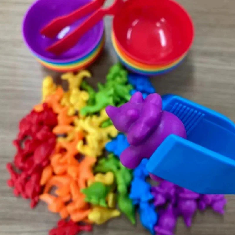 WOOPIE Gra Edukacyjna Sorter Kolorów Morska Kraina 64 el. - zabawki-dla-dziewczynki