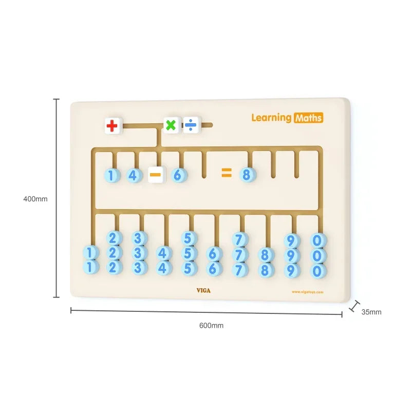VIGA Toys tablica Montessori do liczenia i nauki cyfr dla dzieci - zabawki-dla-dziewczynki