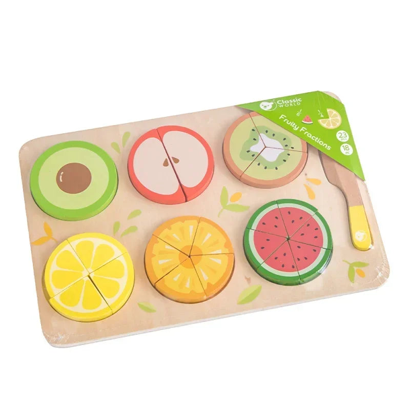 CLASSIC WORLD Owoce na Rzepy 23 el. kreatywna zabawa Montessori - zabawki-dla-dziewczynki