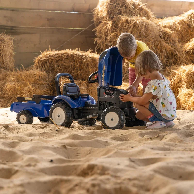FALK Traktor na pedały z otwieraną maską - zabawki-dla-dziewczynki