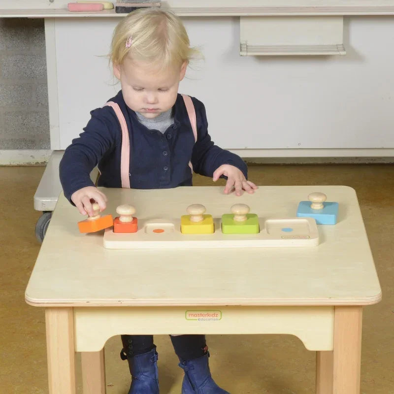 MASTERKIDZ Montessori zabawka edukacyjna kolory rozmiary - zabawki-dla-dziewczynki