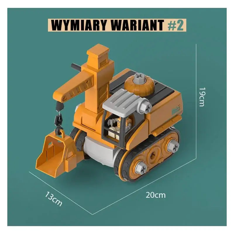 WOOPIE Mega Plac Budowy 5w1 Zestaw XXL do Skręcania DIY - zabawki-dla-dziewczynki