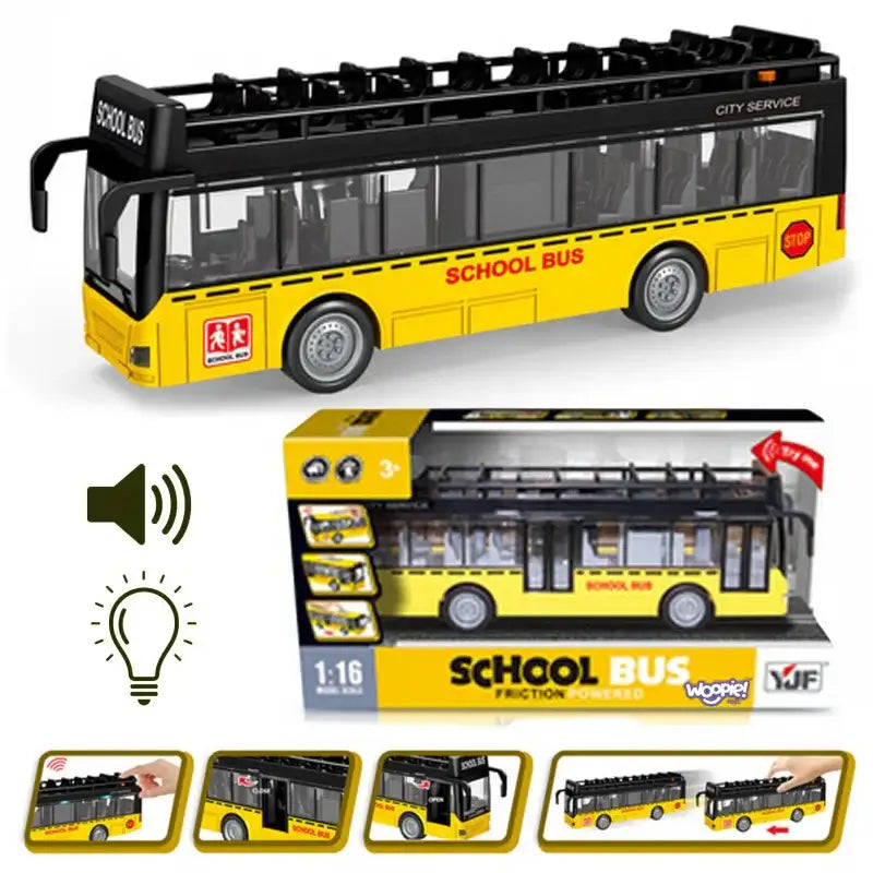 WOOPIE Autobus ze Światłami i Otwieranymi Drzwiami - zabawki-dla-dziewczynki