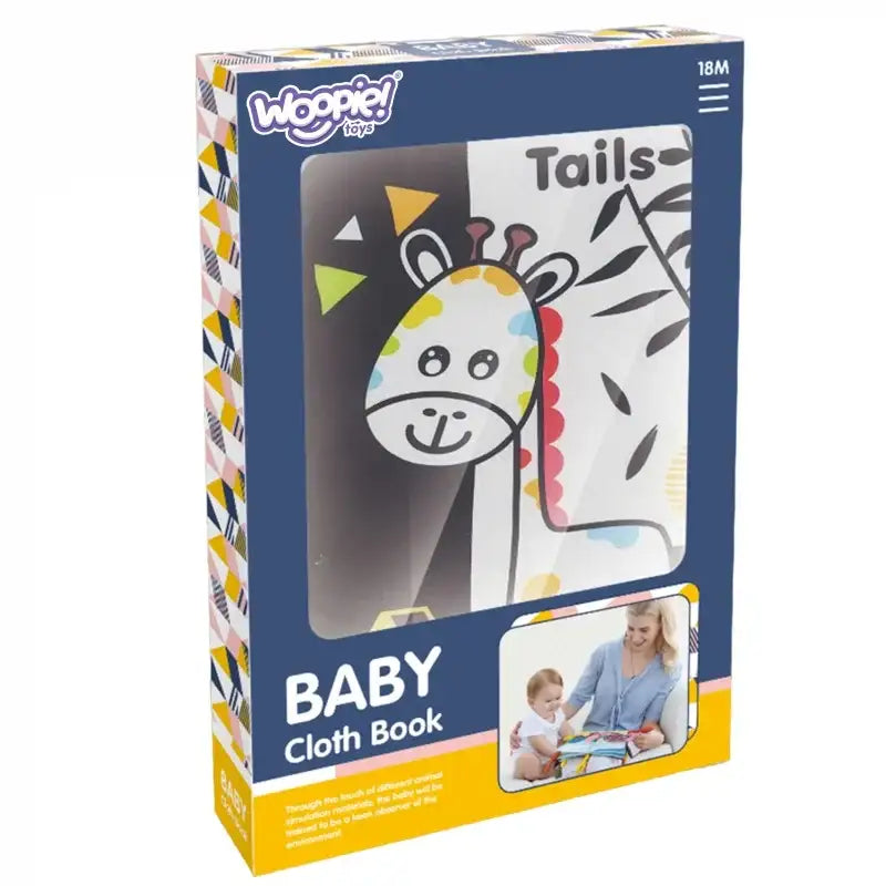 Książeczka sensoryczna WOOPIE BABY kontrastowa dla niemowląt - zabawki-dla-dziewczynki
