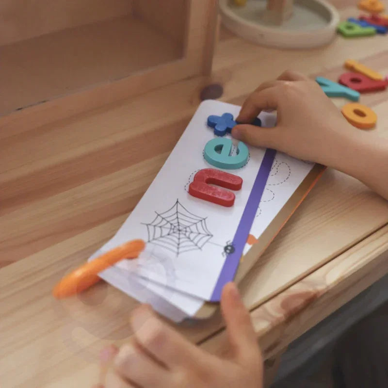 TOOKY TOY Alfabet puzzle Montessori nauka liter zwierzątka zabawa edukacyjna - zabawki-dla-dziewczynki