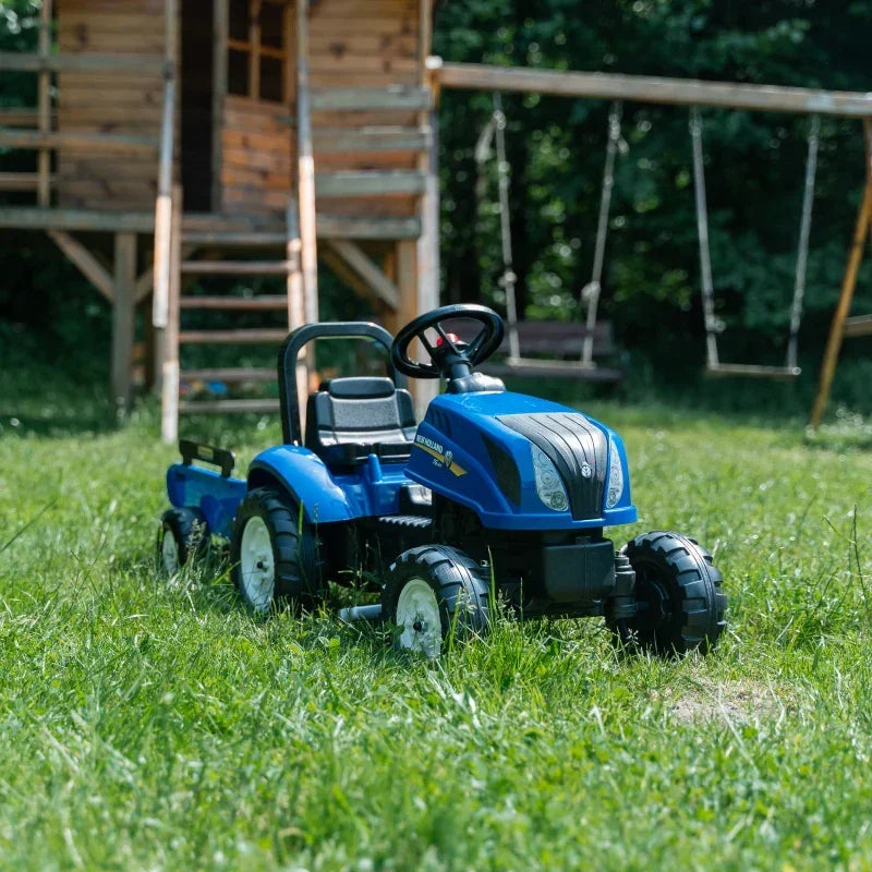 Duży traktor FALK New Holland dla dzieci od 2 lat - zabawki-dla-dziewczynki