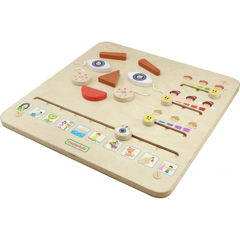 Tablica Montessori MASTERKID, poznawanie emocji i rozwój społeczny dziecka - zabawki-dla-dziewczynki
