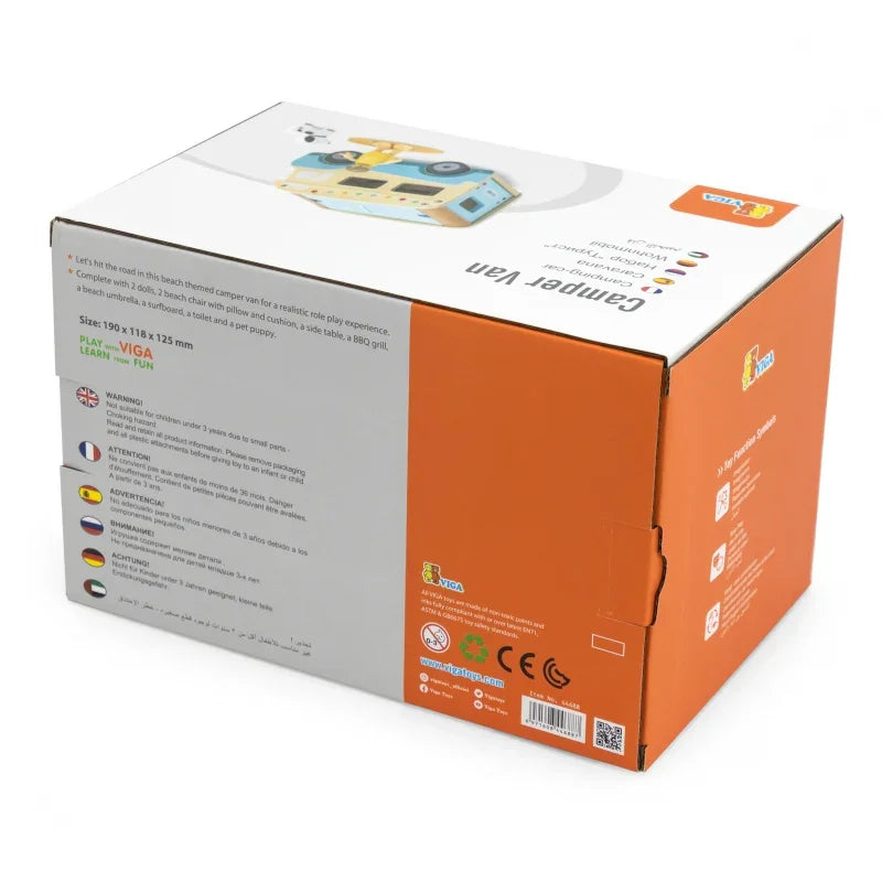 VIGA Drewniany Kamper Plaża - zabawki-dla-dziewczynki