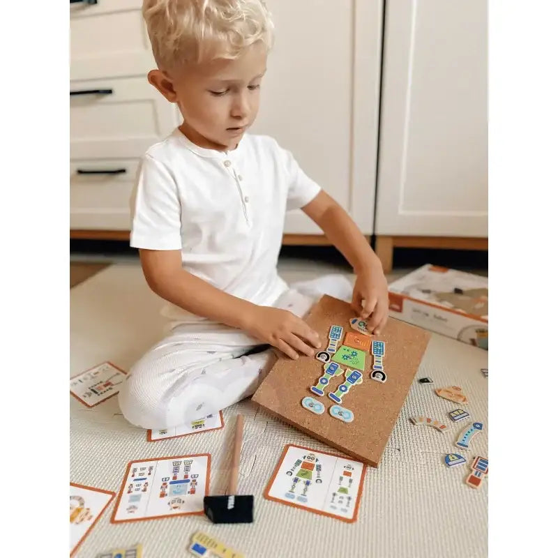 Viga Toys przybijanka roboty edukacyjna zabawka - zabawki-dla-dziewczynki