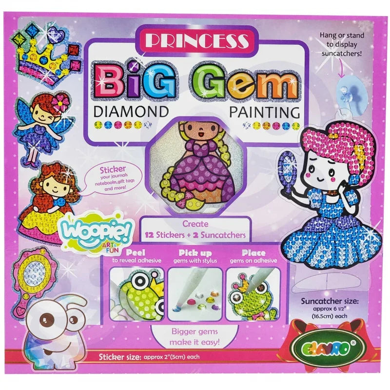 WOOPIE ART&FUN Haft Diamentowy Malowanie Mozaika 5D - zabawki-dla-dziewczynki