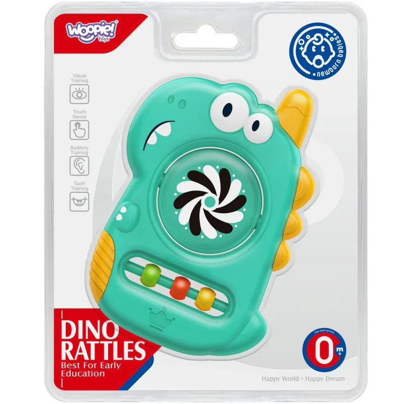 WOOPIE BABY Zabawka Sensoryczna Gryzak Lusterko Dino - zabawki-dla-dziewczynki