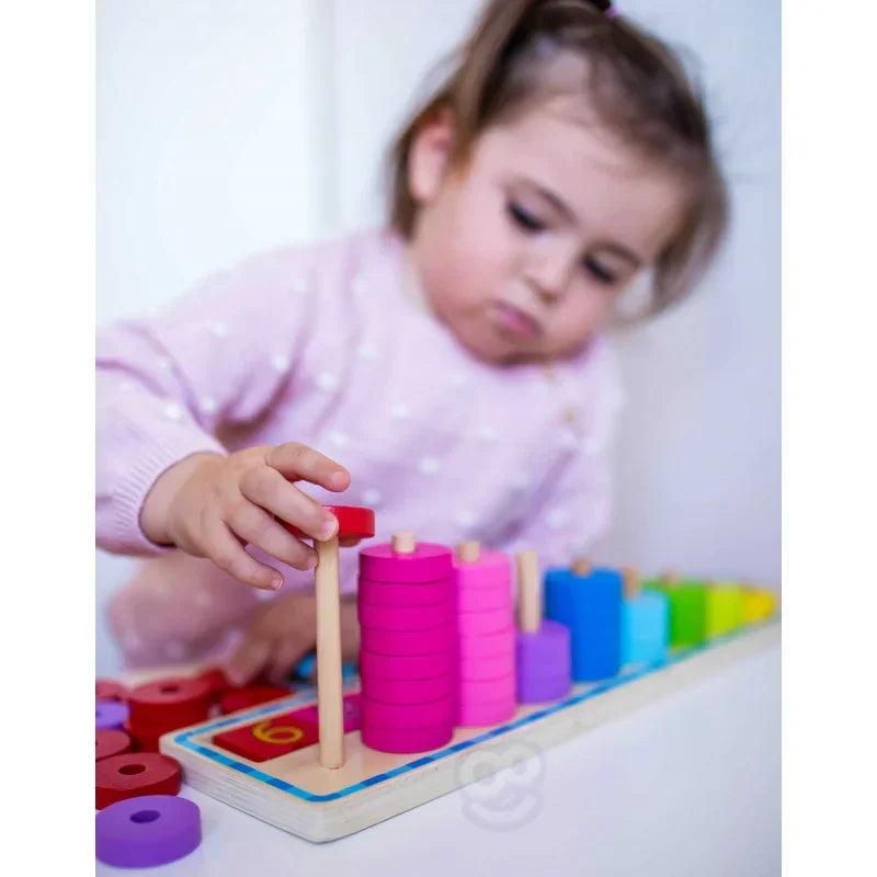 WOOPIE GREEN Montessori układanka rozwój logicznego myślenia i liczenia - zabawki-dla-dziewczynki