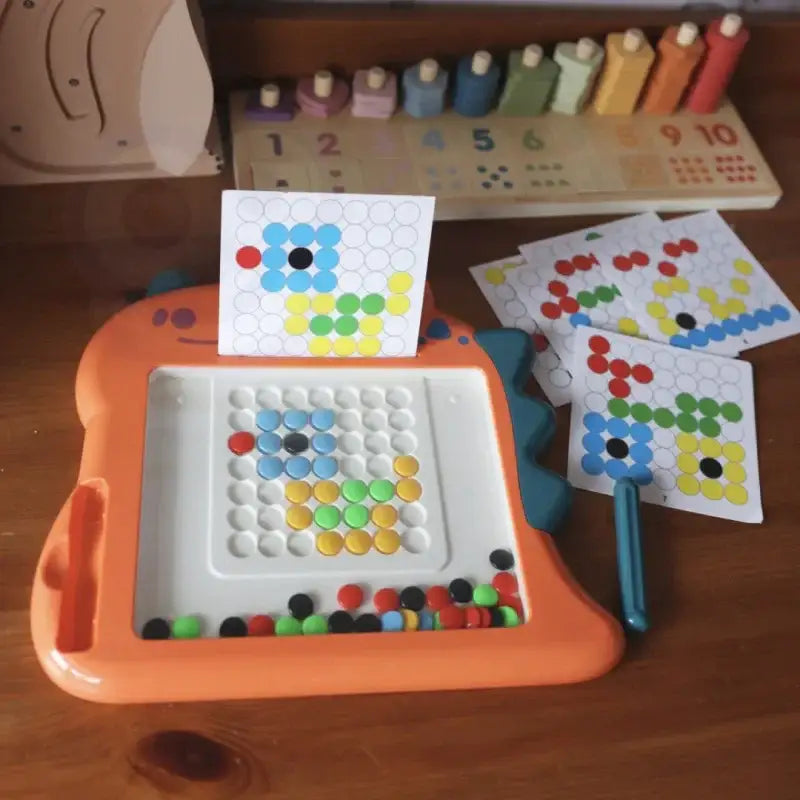 WOOPIE Tablica Magnetyczna MagPad Dinozaur - zabawki-dla-dziewczynki
