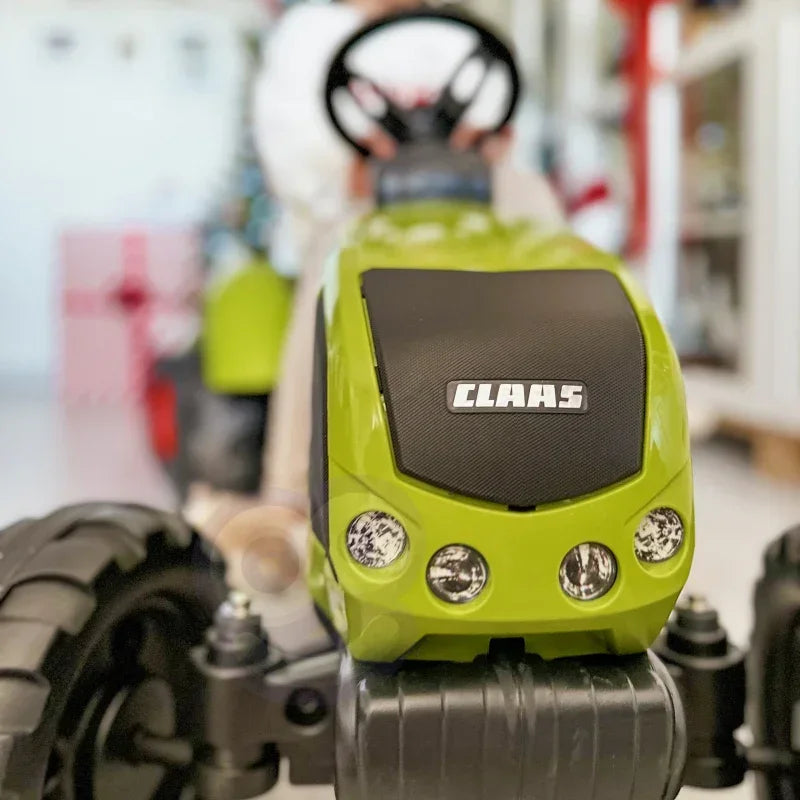 Traktor FALK Claas z przyczepką do kreatywnej zabawy - zabawki-dla-dziewczynki