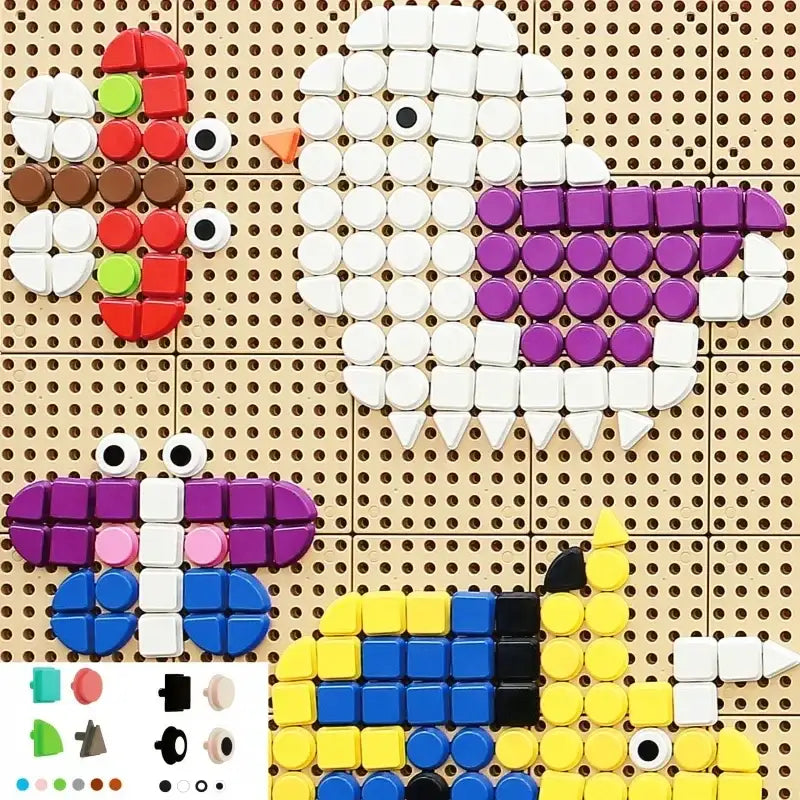 Zabawka MASTERKIDZ Geometryczne Elementy Tablic 256 szt edukacyjna- zabawki-dla-dziewczynki
