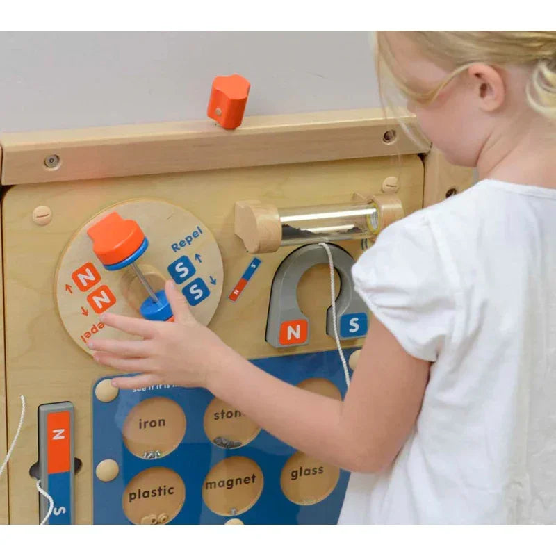 Magnetyczna tablica edukacyjna Masterkidz, eksperymenty Montessori - zabawki-dla-dziewczynki