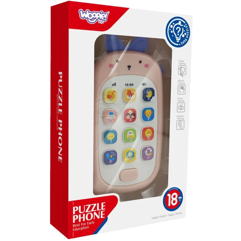 WOOPIE BABY Telefonik Interaktywny Komórka z Dźwiękami - zabawki-dla-dziewczynki