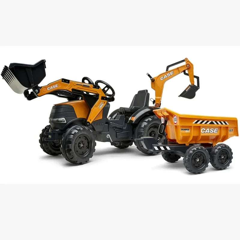 FALK Case IH Backhoe zabawka edukacyjna 3+ - zabawki-dla-dziewczynki