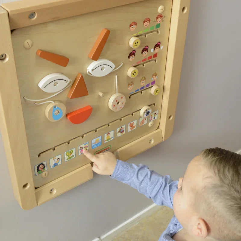 MASTERKIDZ Tablica Montessori, rozwój emocjonalny i poznawanie uczuć u dzieci - zabawki-dla-dziewczynki