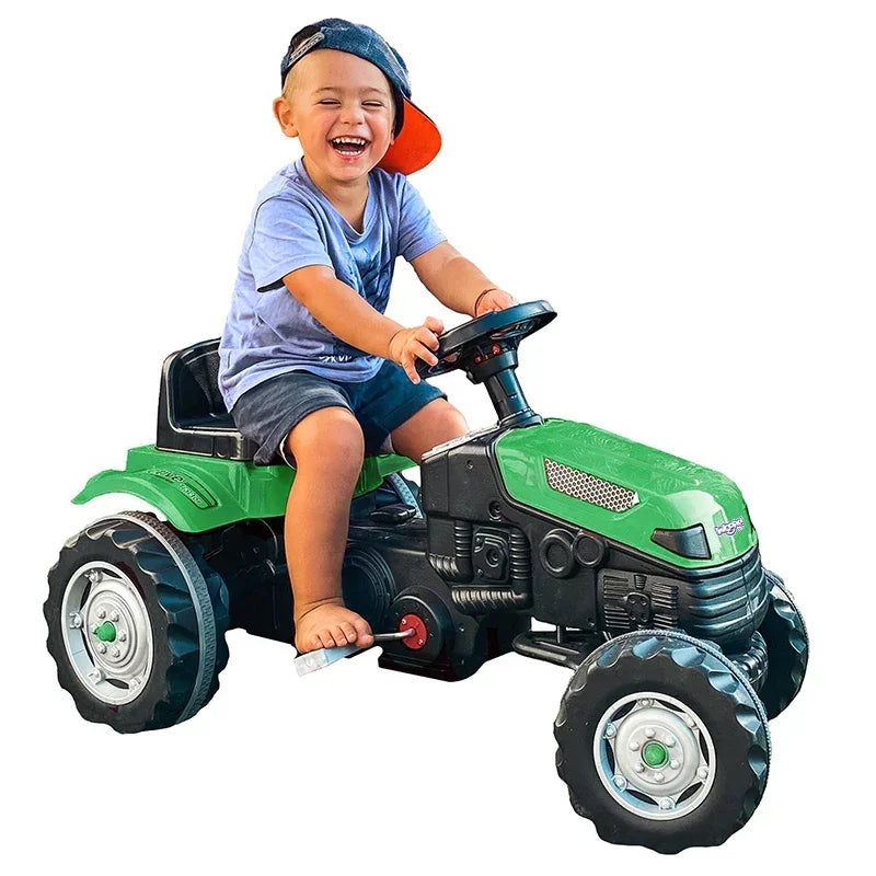 WOOPIE Traktor na Pedały Farmer GoTrac Ciągnik Ciche Koła - zabawki-dla-dziewczynki