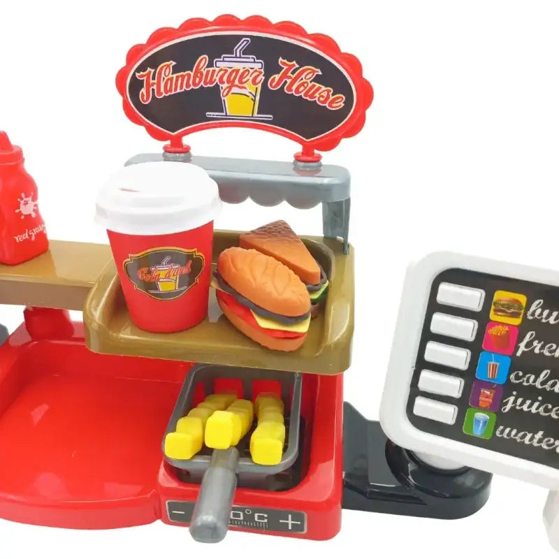 Sklep restauracja WOOPIE Fast Food XXL drewniana zabawka edukacyjna - zabawki-dla-dziewczynki