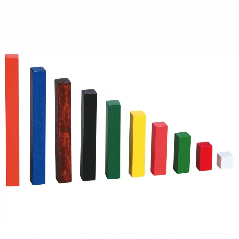 VIGA Drewniane Patyczki Edukacyjne Matematyczne Klocki Cuisenaire'a - zabawki-dla-dziewczynki