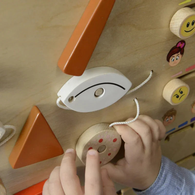 Tablica Montessori MASTERKIDZ, nauka emocji dla najmłodszych - zabawki-dla-dziewczynki