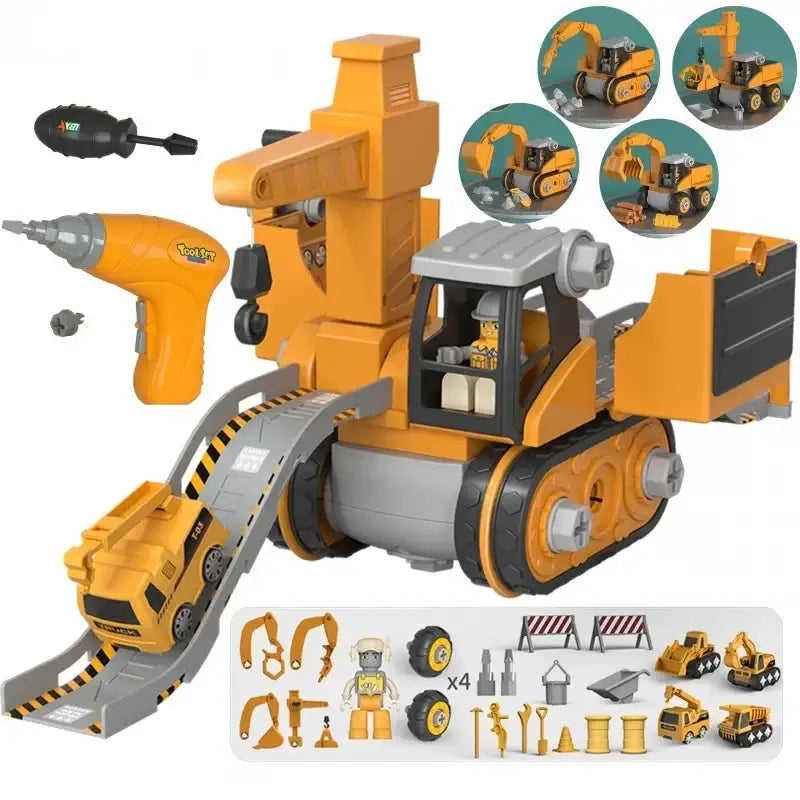 WOOPIE Mega Plac Budowy 5w1 Zestaw XXL do Skręcania DIY - zabawki-dla-dziewczynki