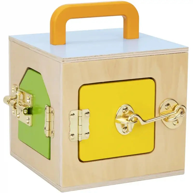 Tooky Toy Edukacyjne Pudełko Montessori Układanka Liczydło Tablica Pogody 6w1 od 3 Lat - zabawki-dla-dziewczynki