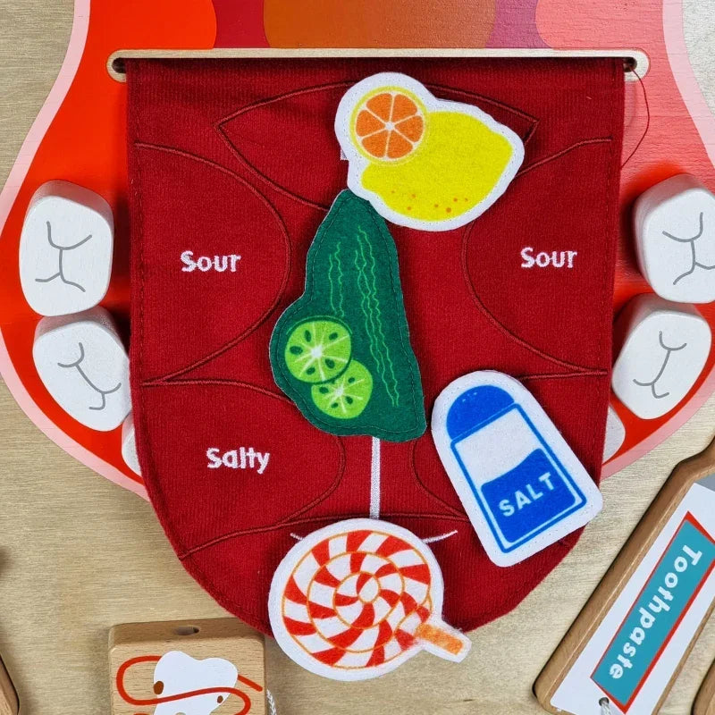 MASTERKIDZ tablica sensoryczna do nauki mycia zębów - zabawki-dla-dziewczynki