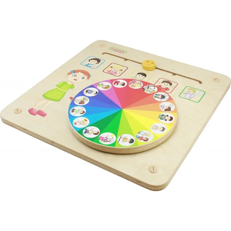 MASTERKIDZ Tablica Edukacyjna Nauka Emocji Montessori - zabawki-dla-dziewczynki