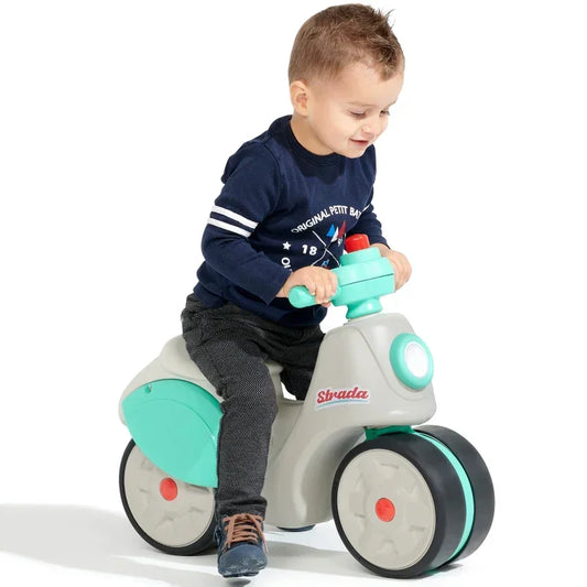 Falk Jeździk Scooter Strada Retro Ciche Opony od 1 Roku - zabawki-dla-dziewczynki