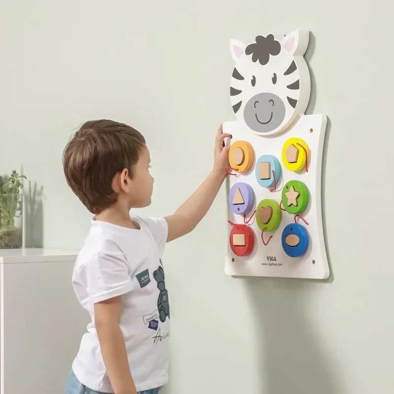 VIGA tablica edukacyjna Montessori, kolorowa zabawka dla przedszkolaków- zabawki-dla-dziewczynki