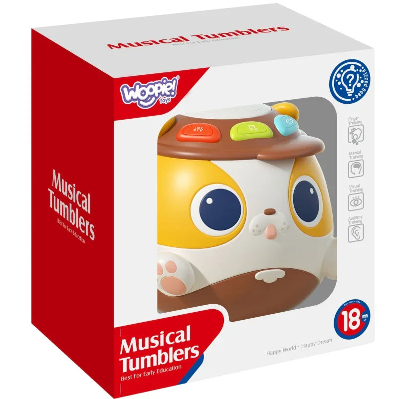 WOOPIE BABY Interaktywna Grająca Kula Piesek Zabawka Muzyczna Edukacyjna - zabawki-dla-dziewczynki