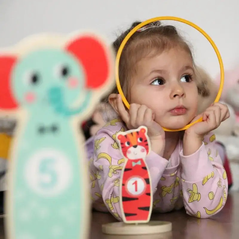 Zabawka edukacyjna TOOKY TOY gra zręcznościowa drewniana zwierzątka - zabawki-dla-dziewczynki