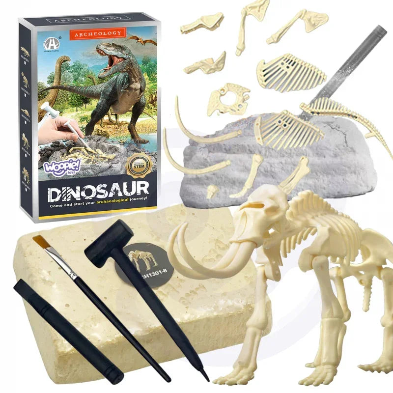 WOOPIE Zabawka Kreatywna Dinozaur Szkielet Wykopalisko Archeologiczne - zabawki-dla-dziewczynki