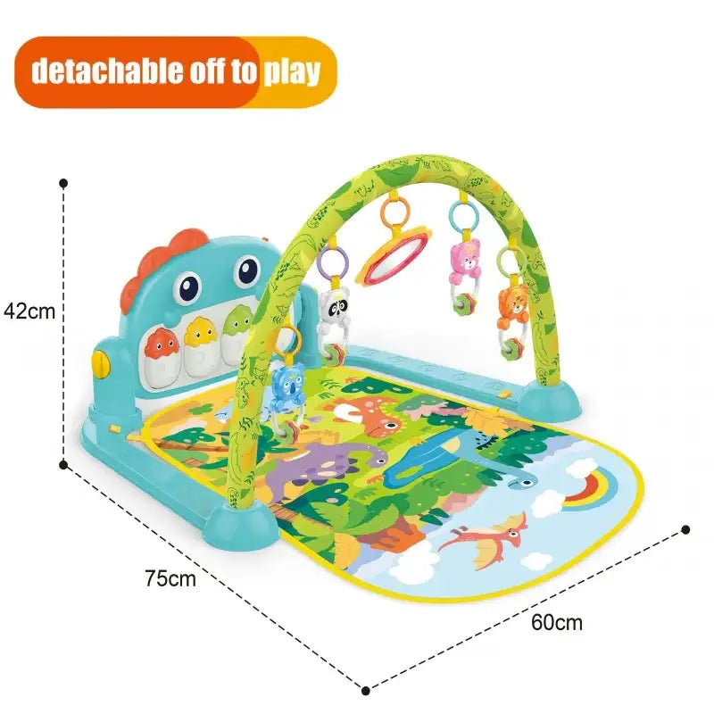 WOOPIE BABY mata z pałąkiem i dinozaurami do zabawy - zabawki-dla-dziewczynki