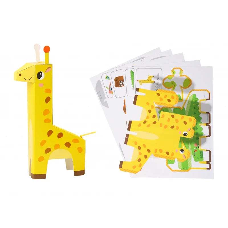 WOOPIE ART&FUN Zestaw Kreatywny Origami 3D Zrób to Sam 10 Zwierzaków - zabawki-dla-dziewczynki