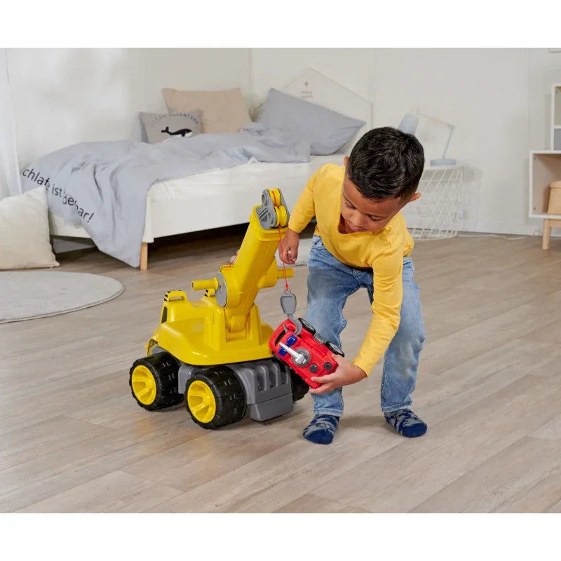 Jeździk BIG Maxi Crane wspiera kreatywną zabawę dzieci - zabawki-dla-dziewczynki