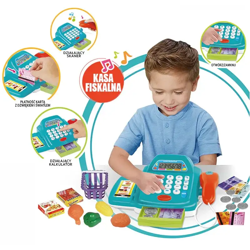 WOOPIE kasa sklepowa zabawka edukacyjna dla dzieci - zabawki-dla-dziewczynki