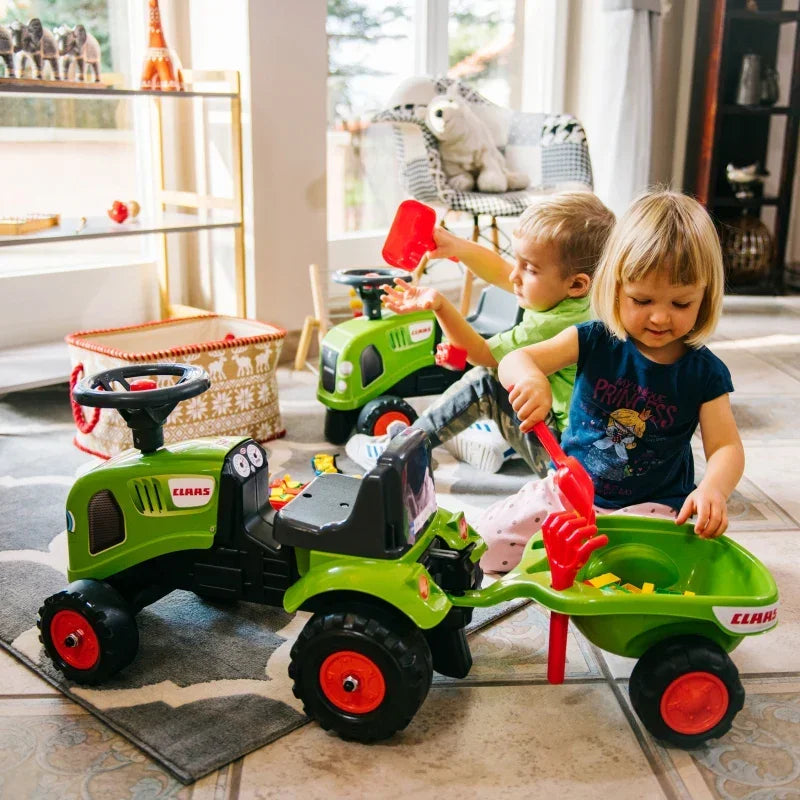 FALK Baby Claas pojazd z przyczepką - zabawki-dla-dziewczynki