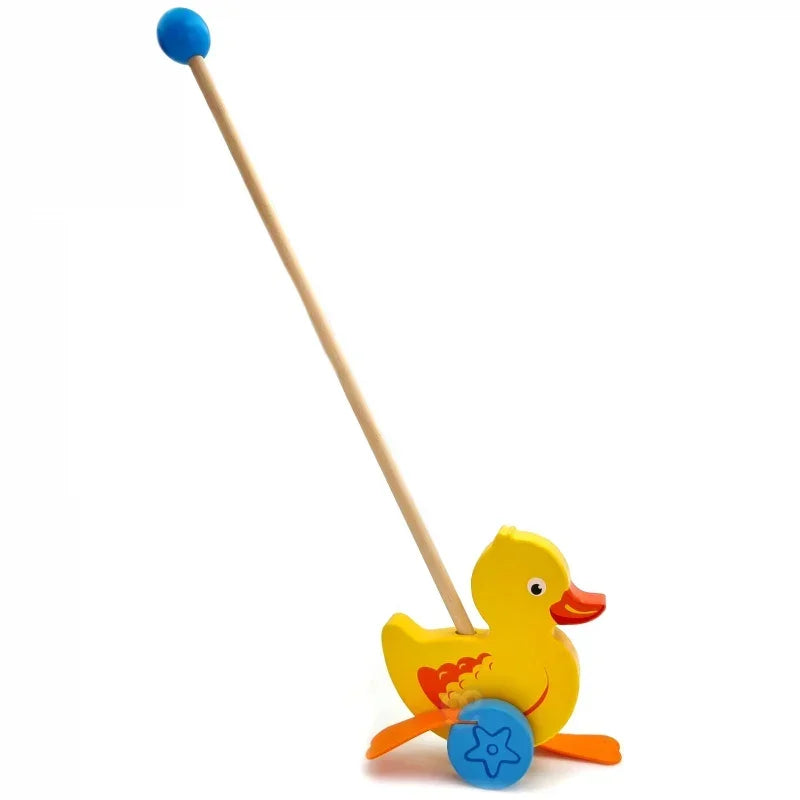 Viga Toys pchacz kaczuszka zabawka edukacyjna - zabawki-dla-dziewczynki