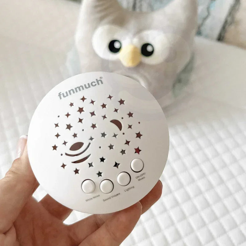 WOOPIE BABY Sówka przytulanka projektor usypiacz 2w1 10 kołysanek dla niemowlaka - zabawki-dla-dziewczynki