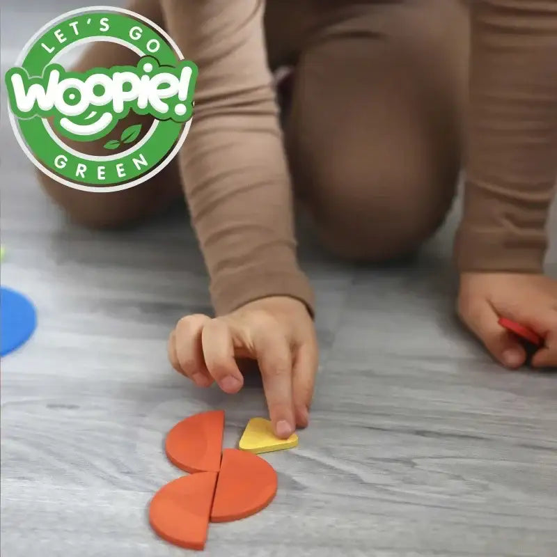 WOOPIE GREEN Montessori Układanka 40 wzorów drewniana kreatywna - zabawki-dla-dziewczynki