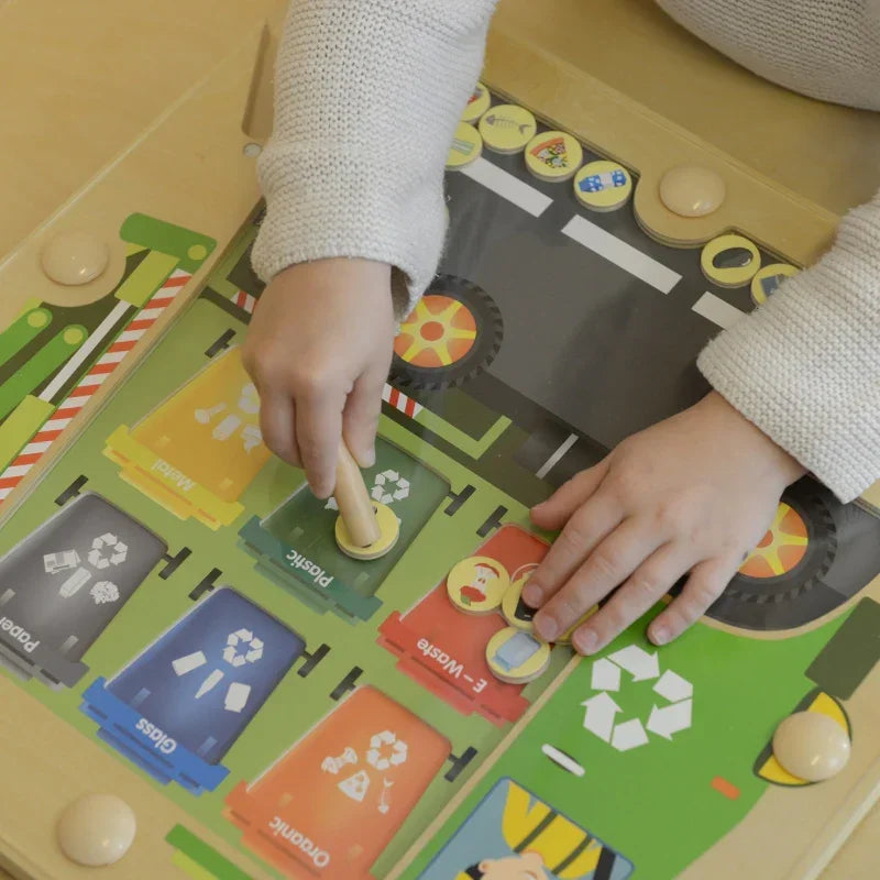 Magnetyczna tablica do sortowania odpadów dla dzieci Masterkidz - zabawki-dla-dziewczynki